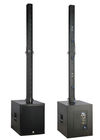 καλύτερος Μαύρο φορητό ακουστικό ηχητικό σύστημα αλουμινίου πύργων για τη ζώνη προς πώληση